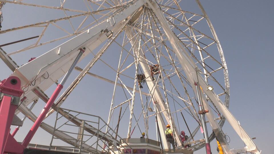 KDays setup underway in Edmonton