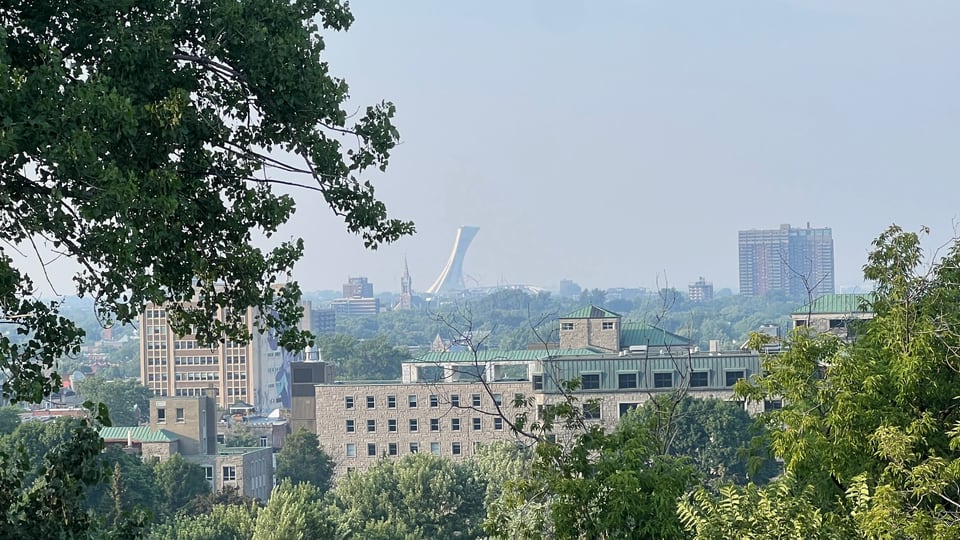 Montreal's air quality poor due to Ontario wildfires
