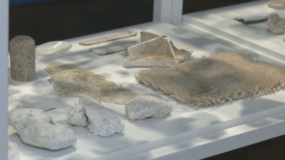 Beach trash turned into work of art