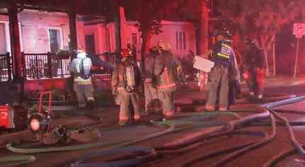 House fire spreads to two other homes near Weston and Lawrence