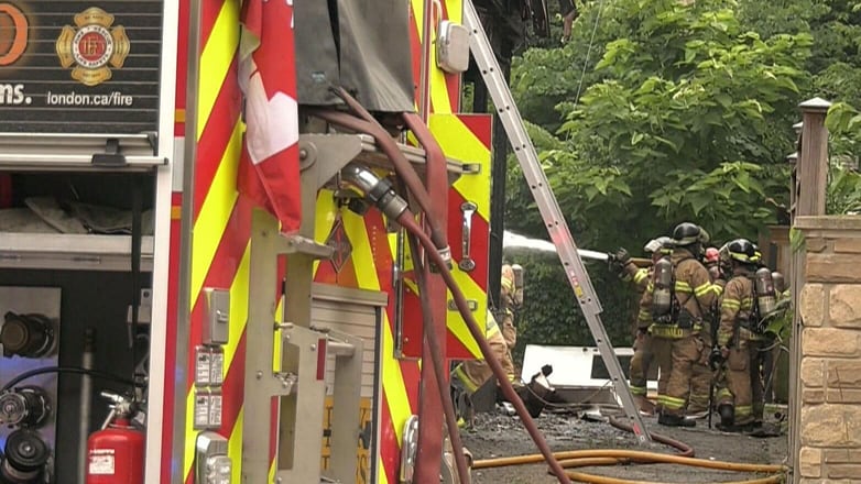 Crews responded to two-storey fire in downtown London