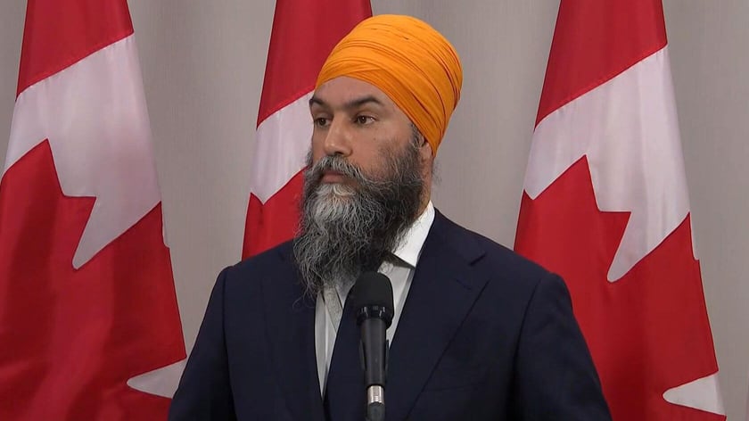 Singh says he's 'focused on the campaign' when asked if this is his last election as NDP leader