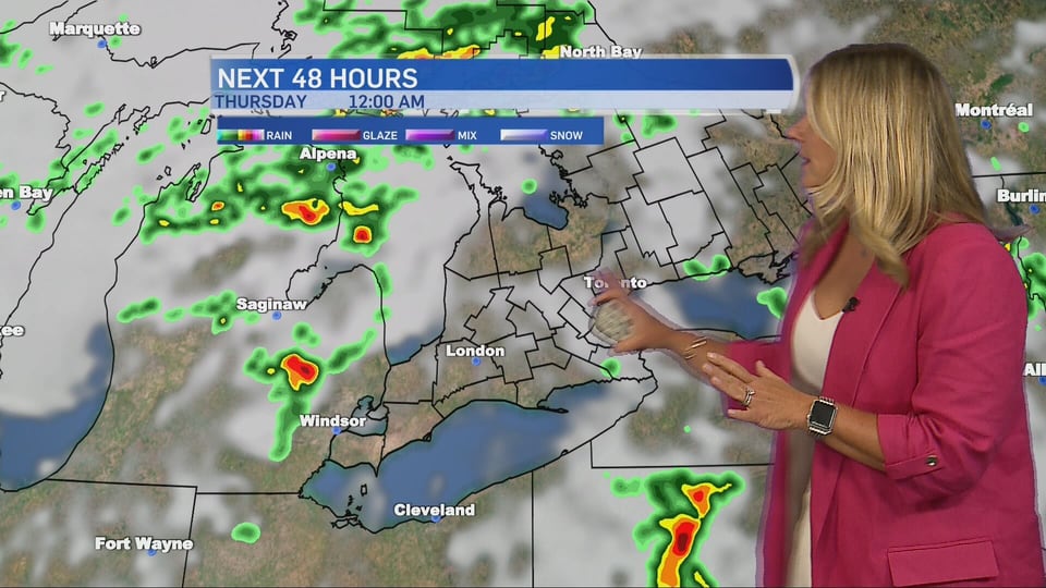 Heavy rainfall Wednesday