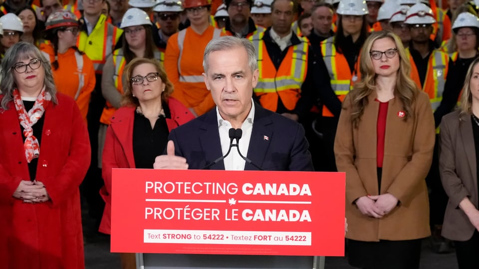 Mark Carney focuses on bolstering defence spending while campaigning in Atlantic Canada