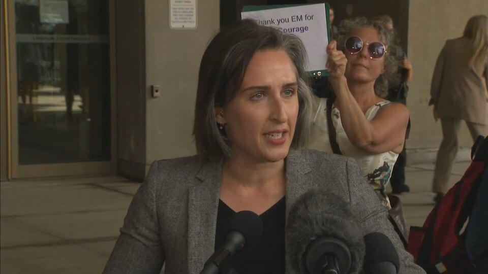 Defence lawyer for Carter Hart, Megan Savard