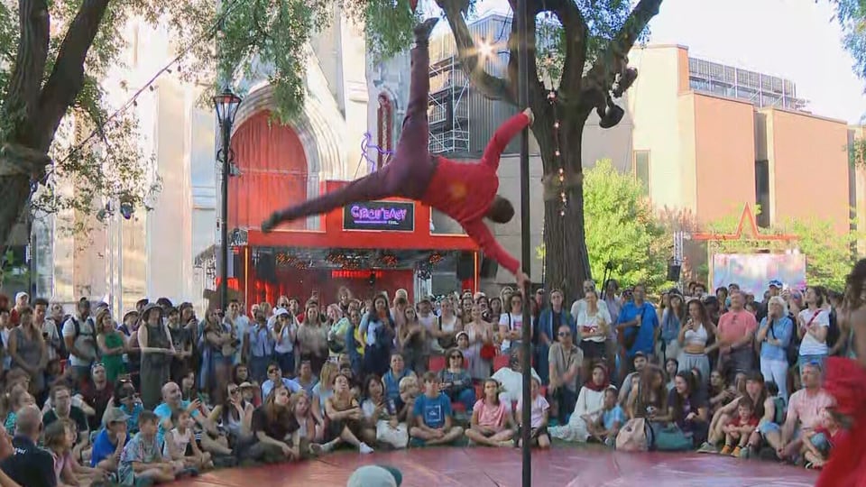 Montreal's Complètement Cirque is on throughout the city