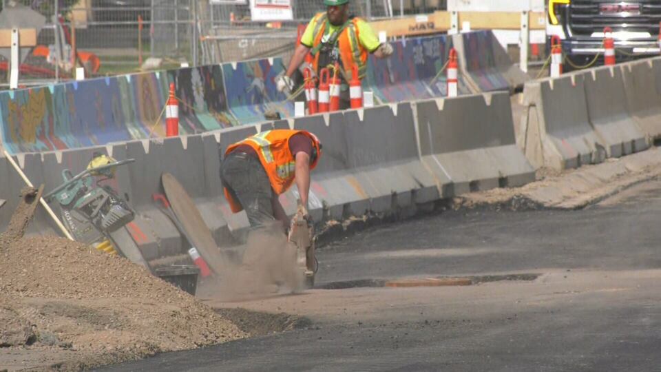 Some roads near LRT work expected to reopen on time: City