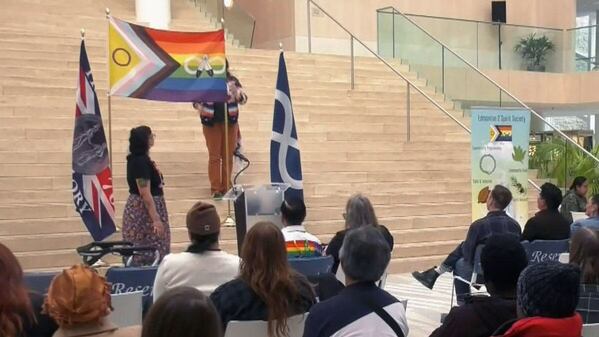 Edmonton unveils flag for 2 Spirit and Indigenous LGBTQQIA+ Awareness Day