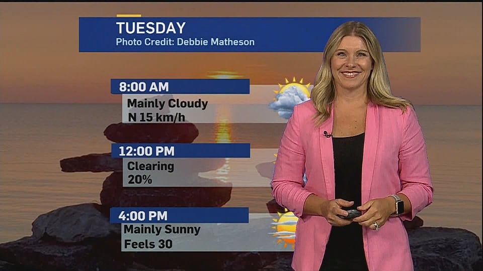 Cloudy morning with sunshine to follow