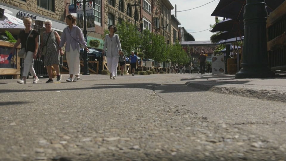 Relieved: Stephen Avenue construction work has been postponed