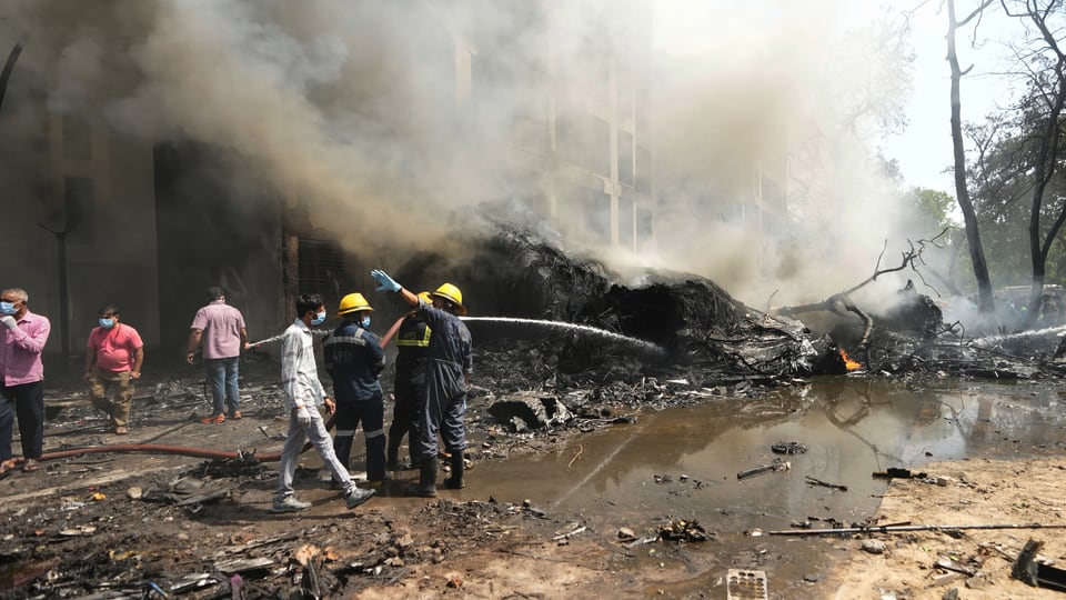 Air India plane crashed into medical college hostel, killing hundreds of people