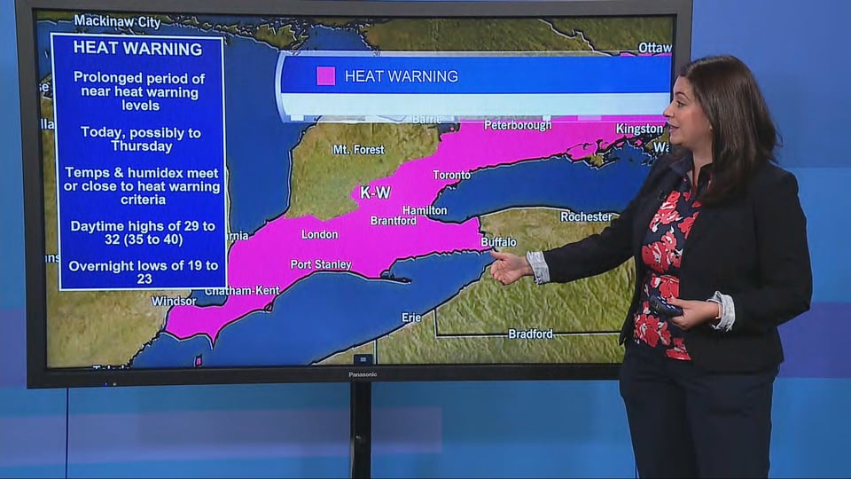 Weekend weather will be hot and humid