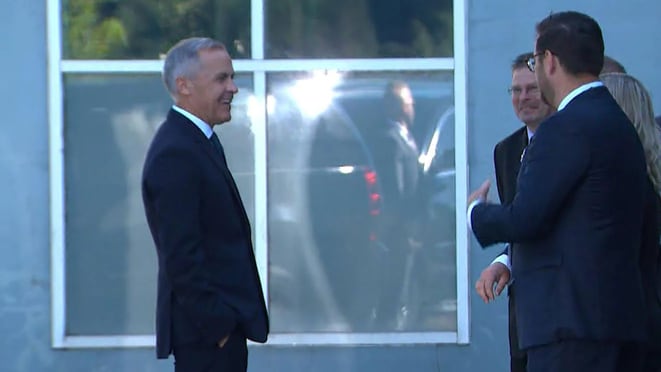 PM Carney arrives for meeting with Canada’s premiers
