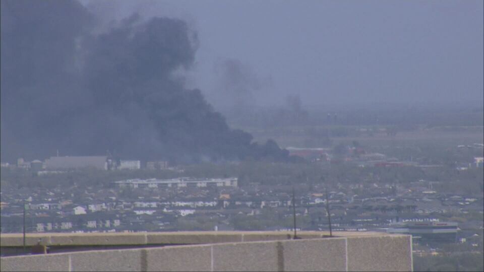 WATCH: Transcona fire captured on Live Eye camera