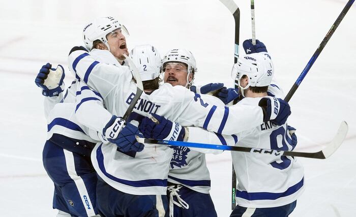 Leafs take 3-0 series lead over Sens after Benoit scores OT winner in game 3