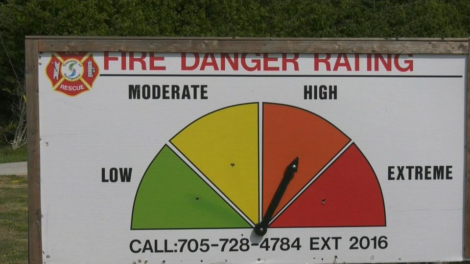 Local fire danger ratings on the rise