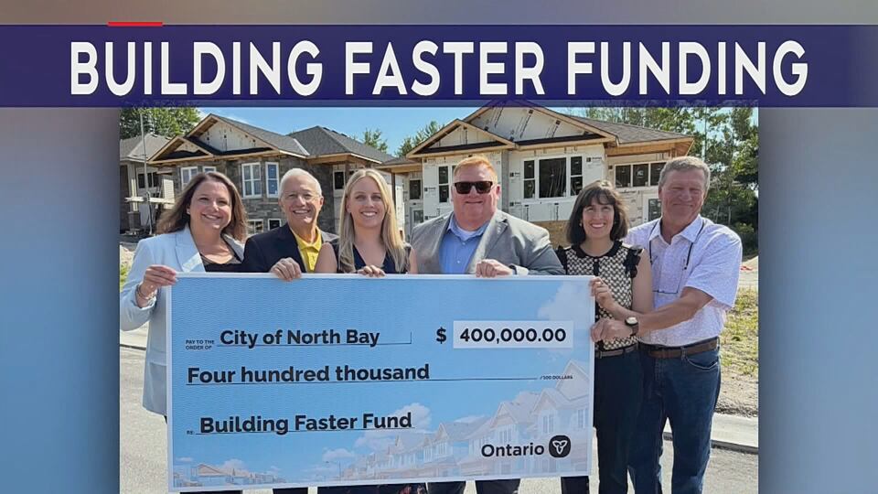 North Bay gets $400K from province for smashing housing targets