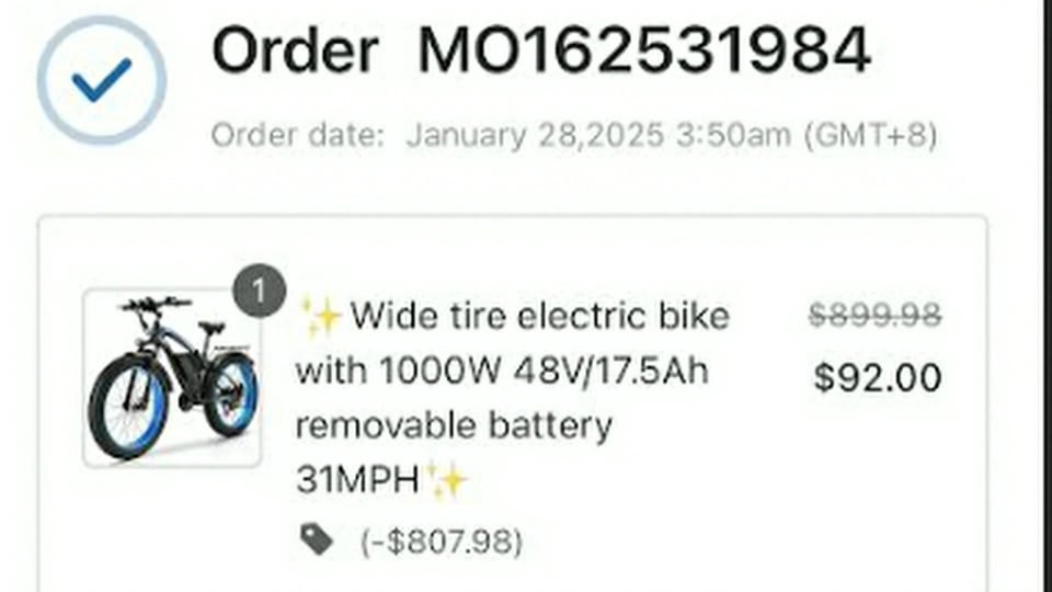 Ontario man tricked by fake ad on social media for e-bike