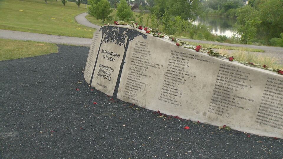 Memorial for Flight PS752 victims in Winnipeg