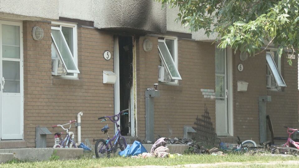Person injured in housefire