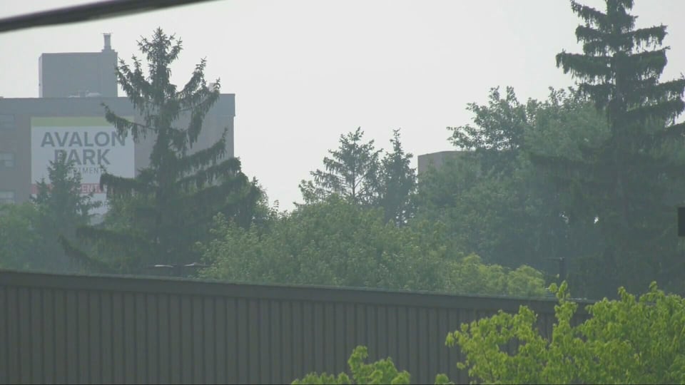 Heat warning and hazy conditions in Ottawa