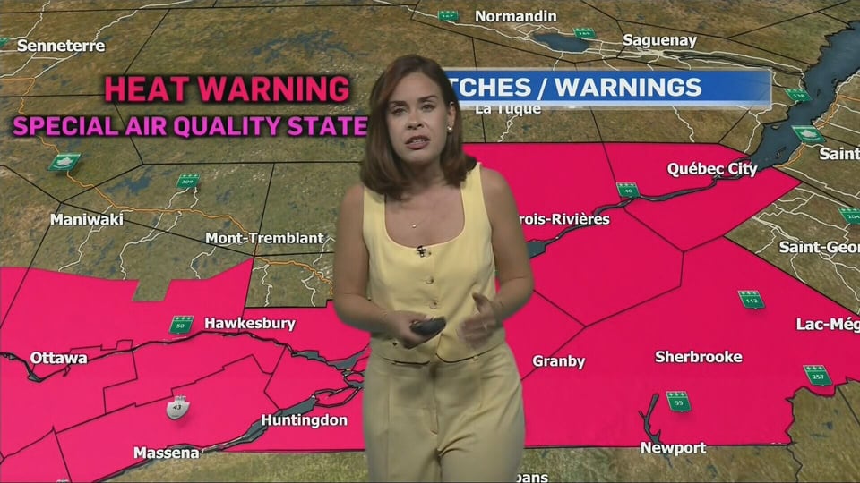 Heat warnings remain in effect in Montreal