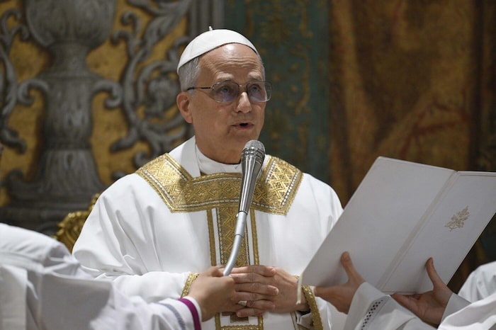 Pope Leo leads first mass after being elected pontiff