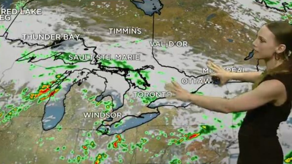 Cooler temperatures and rain moving into Ontario and Quebec