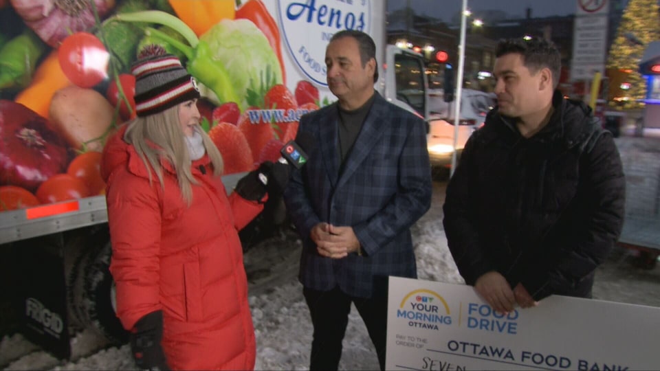 CTV Your Morning Ottawa Food Drive: Aenos Food Services