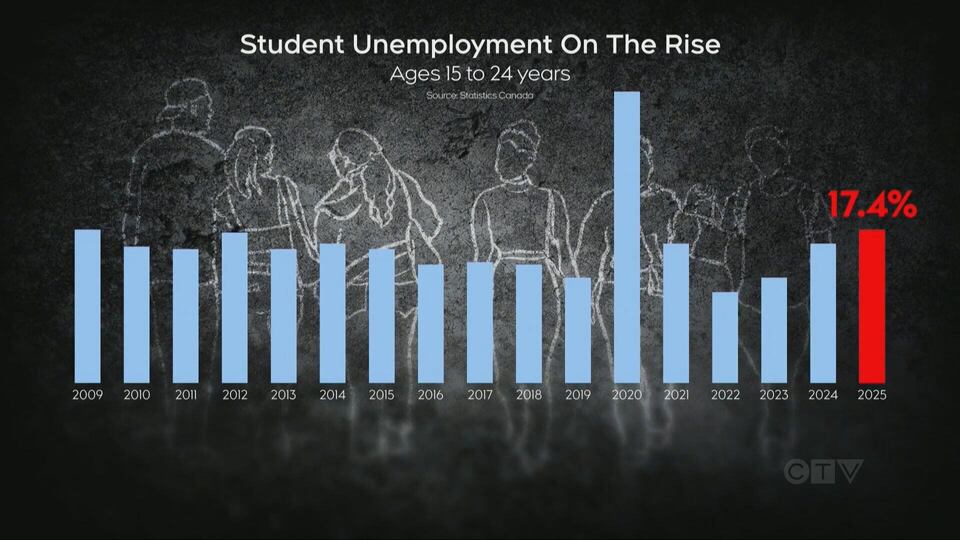 Student unemployment on the rise